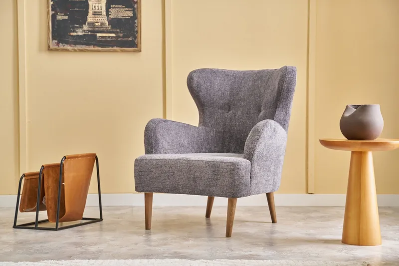 Idaburn Fåtölj - Grå - Möbler - Vardagsrum - Fåtöljer