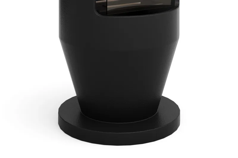 Corbo Fristående Rund Etanolkamin 83x40x40 cm i Stål - Svart - Möbler - Vardagsrum - Kamin - Skorstensfri kamin - Etanolkamin