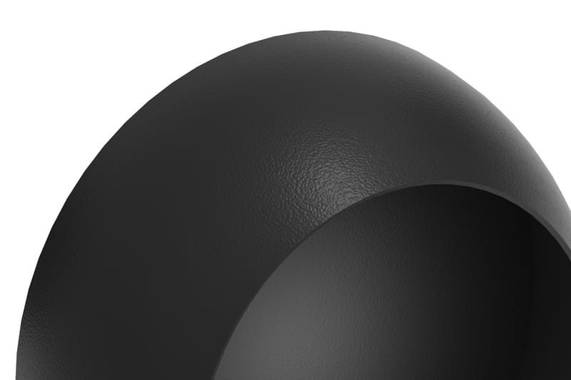 Corbo Liten Vägghängd Rund Etanolkamin 60x23x60 cm i Stål - Svart - Möbler - Vardagsrum - Kamin - Skorstensfri kamin - Etanolkamin