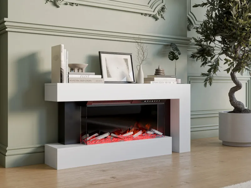 Morvyn Elektrisk Eldstad 120 cm - Möbler - Vardagsrum - Kamin - Skorstensfri kamin - Elkamin