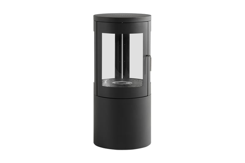 MEZZO Braskamin Bioetanol Fristående Glas Svart/Stål/Glas - Möbler - Vardagsrum - Kamin - Skorstensfri kamin - Etanolkamin