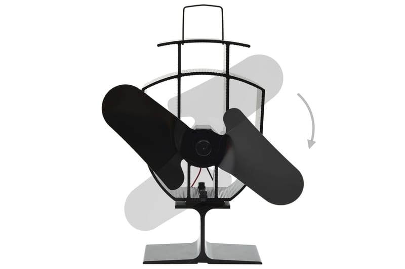Kaminfläkt 2 blad svart - Möbler - Vardagsrum - Kamin - Tillbehör kaminer - Fläkt till kamin