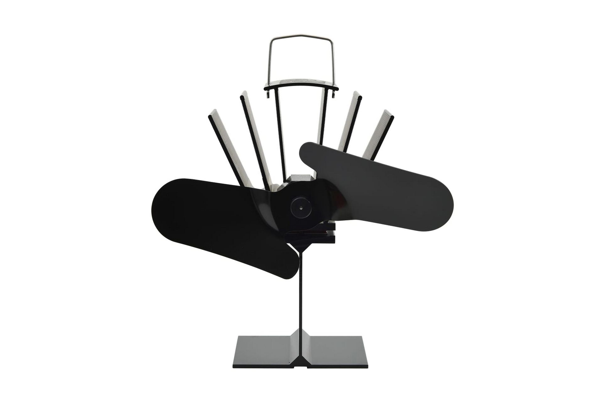 Kaminfläkt 2 blad svart -