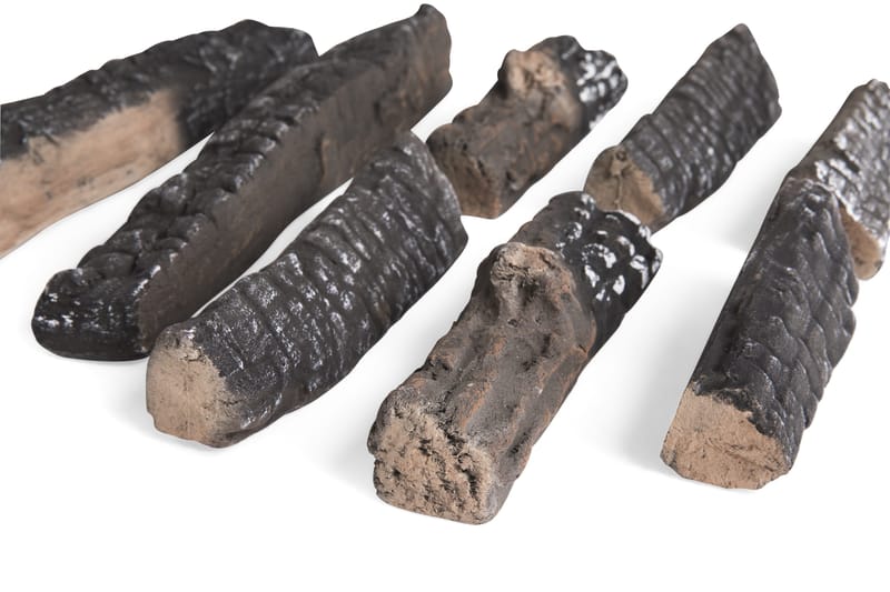 Keramiska vedträn 8st - Möbler - Vardagsrum - Kamin - Tillbehör kaminer - Keramisk ved