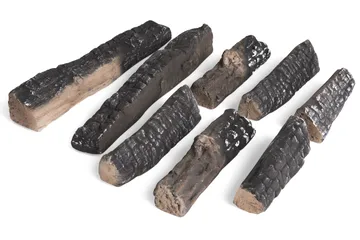 Keramiska vedträn 8st - Möbler - Vardagsrum - Kamin - Tillbehör kaminer - Keramisk ved