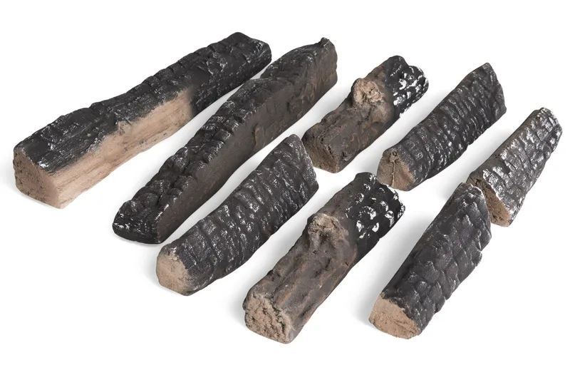 Keramiska vedträn 8st - Möbler - Vardagsrum - Kamin - Tillbehör kaminer - Keramisk ved