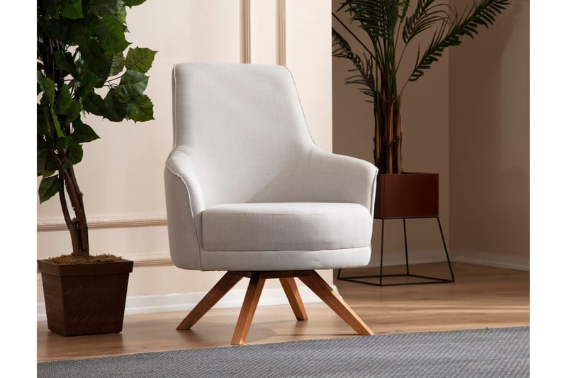 Kapri Fåtölj - Creme - Möbler - Vardagsrum - Fåtöljer