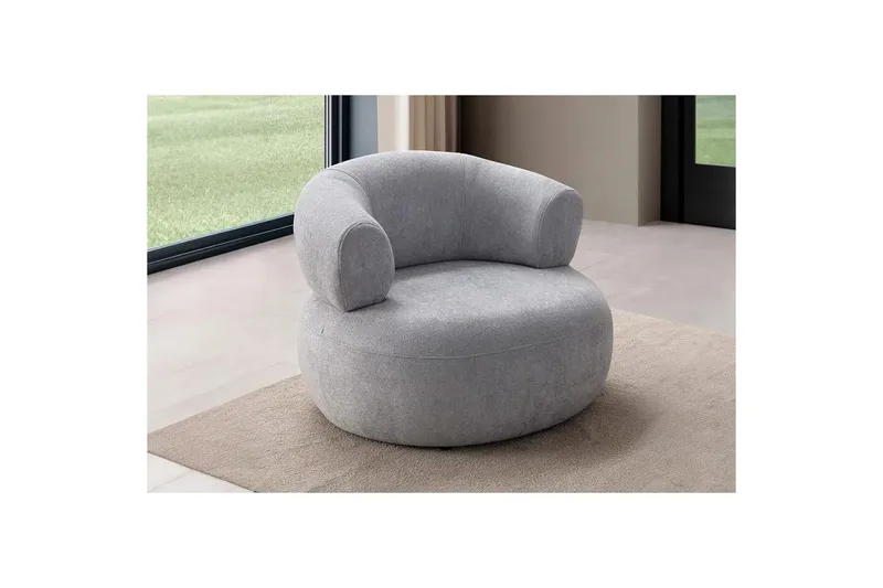 Kollumber Fåtölj - Grå - Möbler - Vardagsrum - Fåtöljer