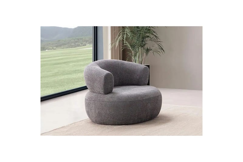 Kollumber Fåtölj - Mörkgrå - Möbler - Vardagsrum - Fåtöljer