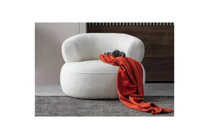 Kollumber Fåtölj - Vit - Möbler - Vardagsrum - Fåtöljer