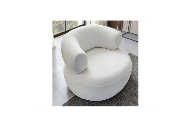 Kollumber Fåtölj - Vit - Möbler - Vardagsrum - Fåtöljer