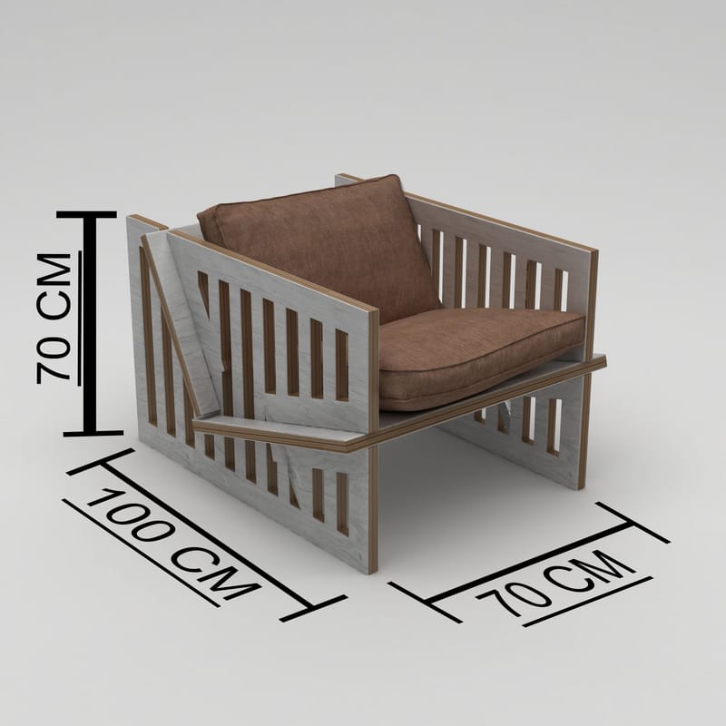 Kollumber Öronlappsfåtölj - Naturträ - Möbler - Vardagsrum - Fåtöljer