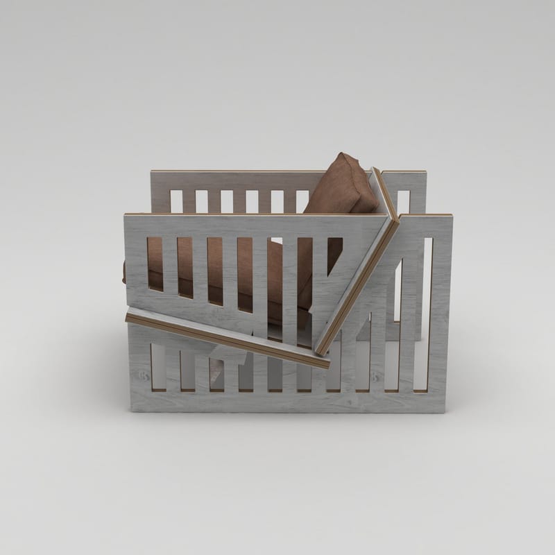 Kollumber Öronlappsfåtölj - Naturträ - Möbler - Vardagsrum - Fåtöljer