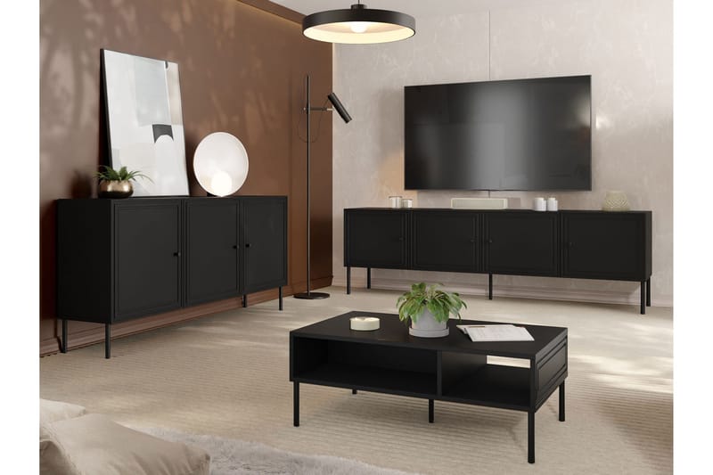 Laholm Möbelset För Vardagsrum - Svart - Möbler - Vardagsrum - Möbelset för vardagsrum