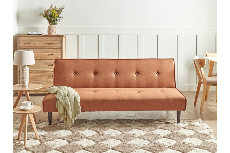 Landstorp Bäddsoffa 3-sits - Brun/Svart - Möbler - Vardagsrum - Bäddsoffor