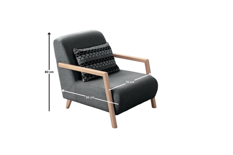 Latrona Fåtölj - Antracit - Möbler - Vardagsrum - Fåtöljer