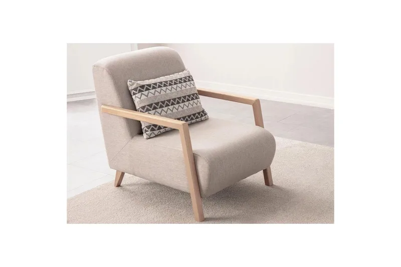 Latrona Fåtölj - Krämvit - Möbler - Vardagsrum - Fåtöljer