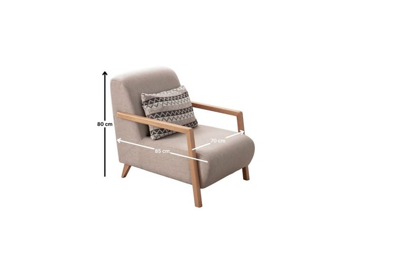 Latrona Fåtölj - Krämvit - Möbler - Vardagsrum - Fåtöljer