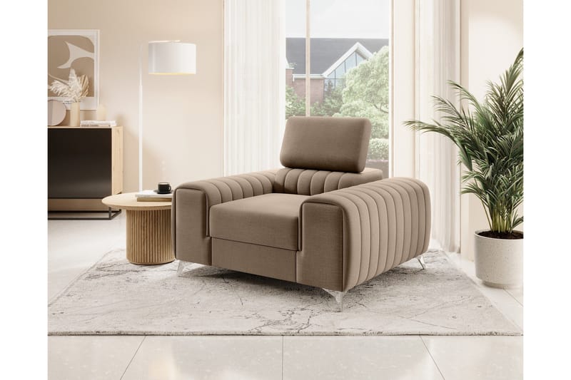 Laurece Fåtölj - Beige - Möbler - Vardagsrum - Fåtöljer
