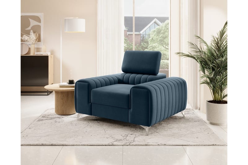 Laurece Fåtölj - Blå - Möbler - Vardagsrum - Fåtöljer