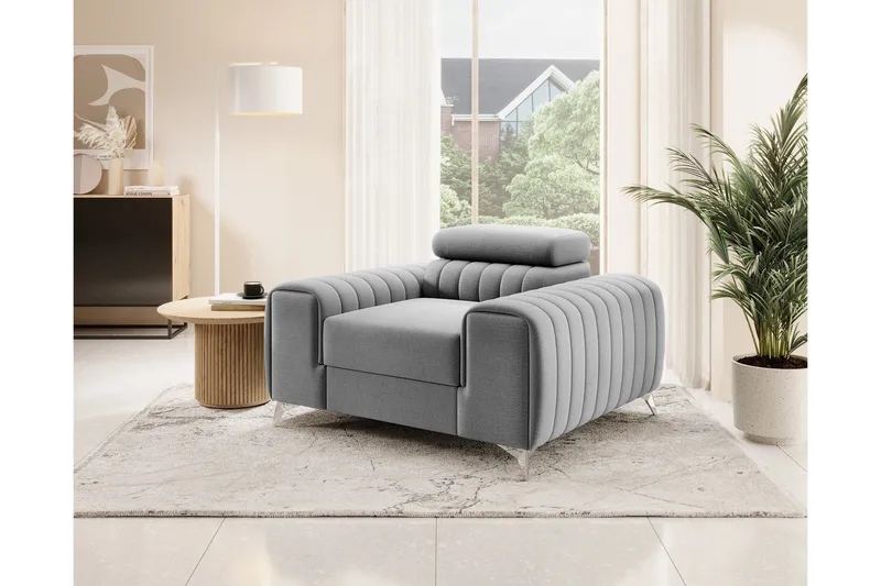 Laurece Fåtölj - Ljusgrå - Möbler - Vardagsrum - Fåtöljer