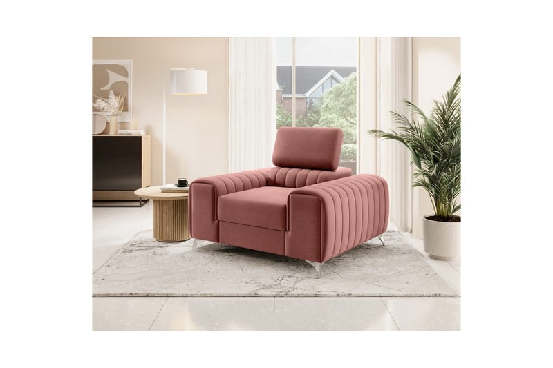 Laurece Fåtölj - Rosa - Möbler - Vardagsrum - Fåtöljer
