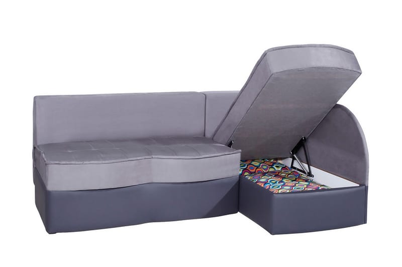 Lido 3-sits Bäddsoffa - Grå - Möbler - Vardagsrum - Bäddsoffor