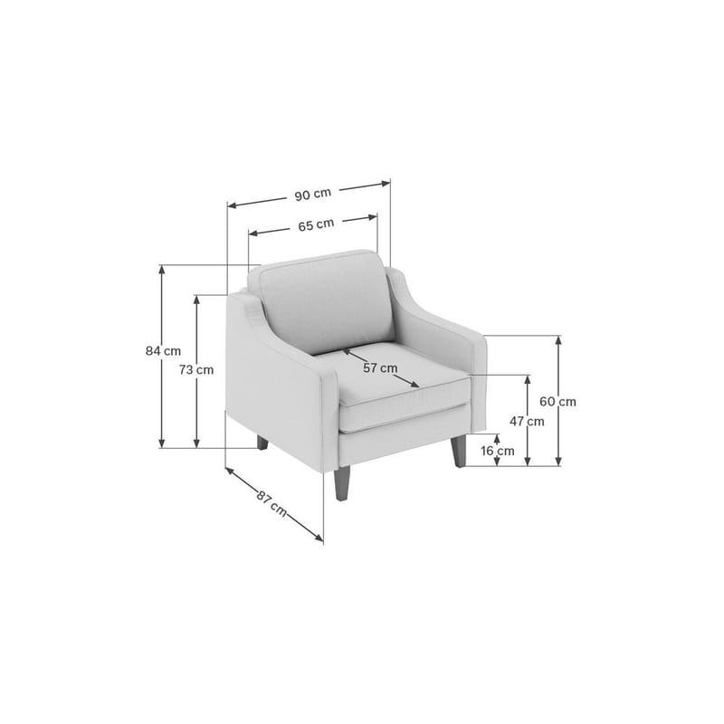 Lorvas Fåtölj - Offwhite - Möbler - Vardagsrum - Fåtöljer