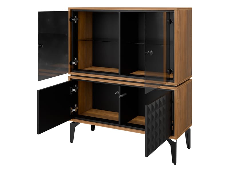 Lorvenn Möbelset För Vardagsrum - Brun/Svart - Möbler - Vardagsrum - Möbelset för vardagsrum