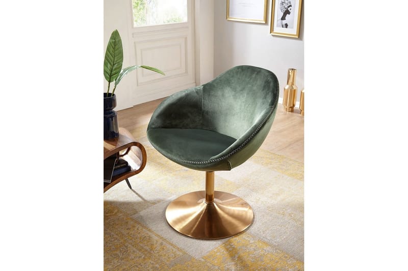 Lounge & Cocktailstol Wohnling Siran Sammet Klädd Industriell - Möbler - Vardagsrum - Fåtöljer