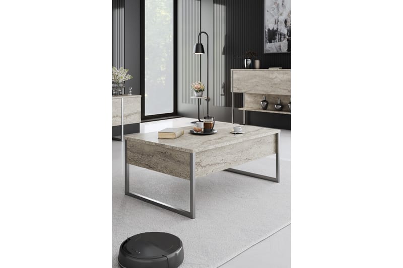 Luxe  Möbelset För Vardagsrum Beige/Silver - Möbler - Vardagsrum - Möbelset för vardagsrum