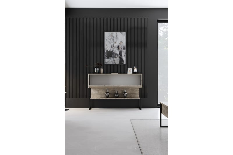 Luxe Möbelset För Vardagsrum - Beige/Svart - Möbler - Vardagsrum - Möbelset för vardagsrum