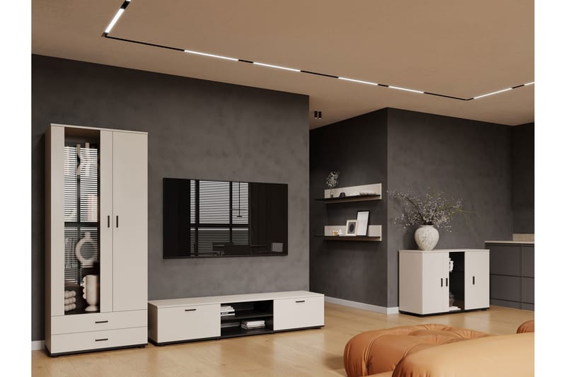 Lyrosen Möbelset För Vardagsrum - Beige - Möbler - Vardagsrum - Möbelset för vardagsrum