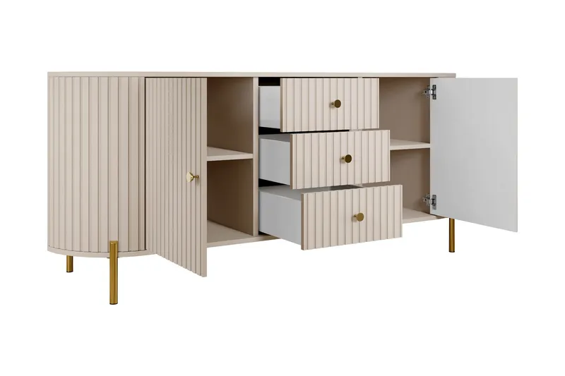 Maggio Möbelset För Vardagsrum - Beige - Möbler - Vardagsrum - Möbelset för vardagsrum