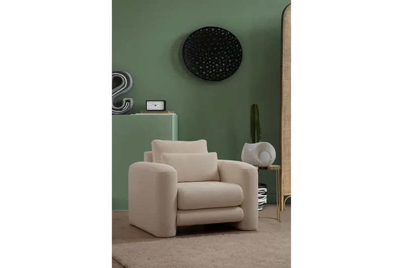 Makhan Fåtölj, Ljusbeige