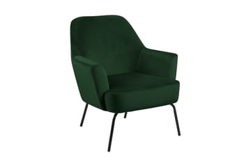 MANFIO Loungefåtölj Grön/Svart