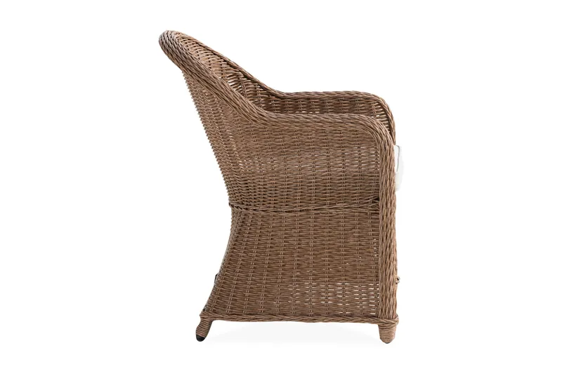 Marcus Light Fåtölj m Dyna - Natur Brun - Utemöbler - Balkong - Balkongmöbler - Balkongstolar