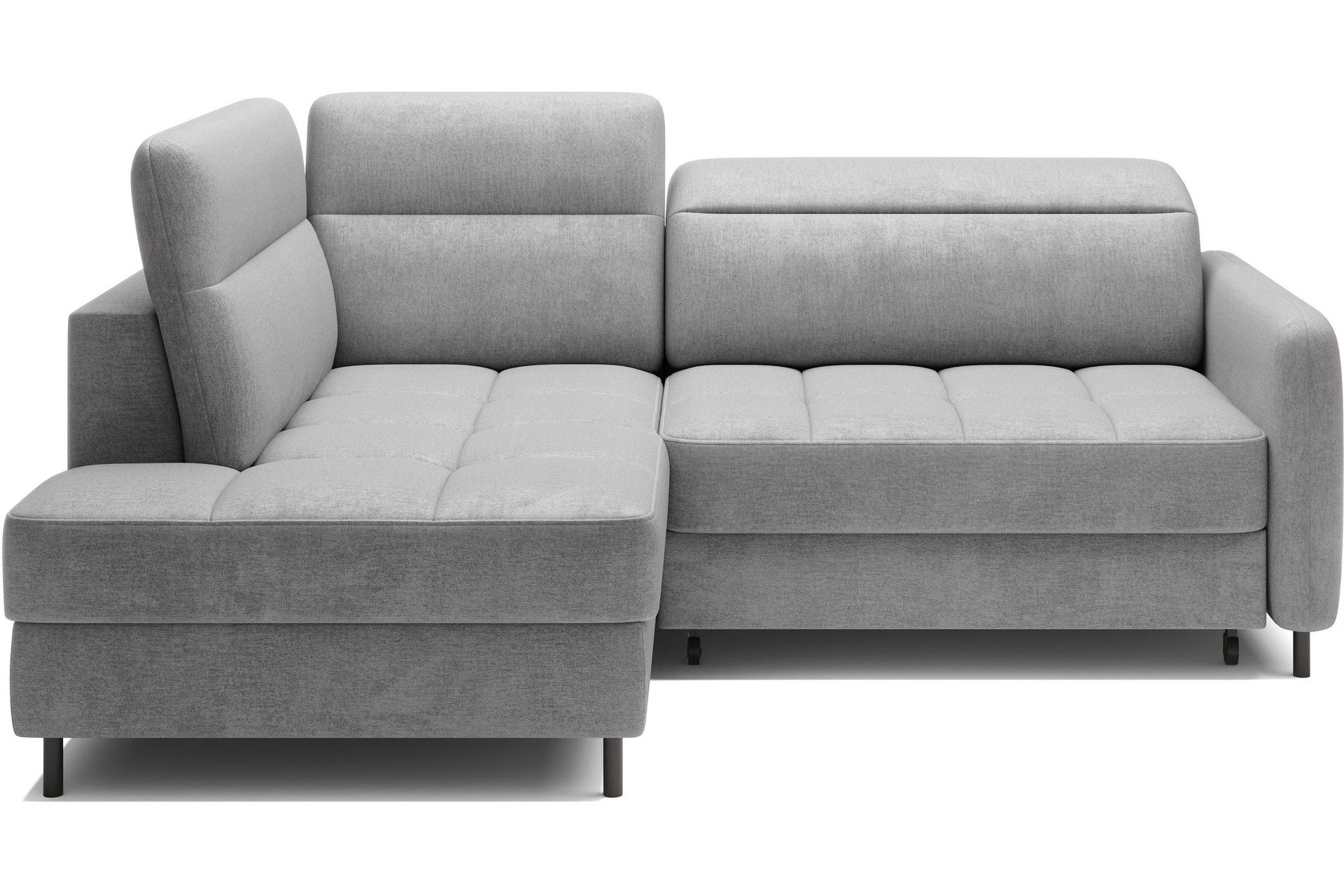 Masuo B&auml;ddsoffa med Sch&auml;slong 3-sits - Gr&aring;