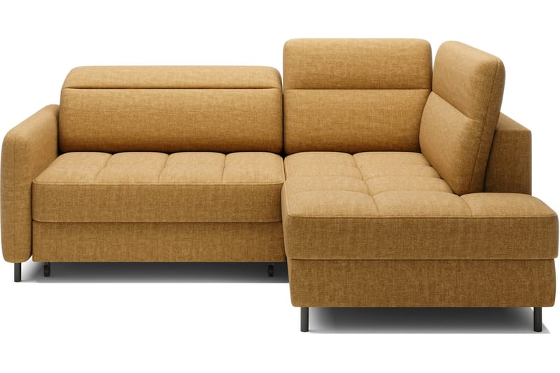 Masuo Bäddsoffa med Schäslong 3-sits - Gul - Möbler - Vardagsrum - Bäddsoffor