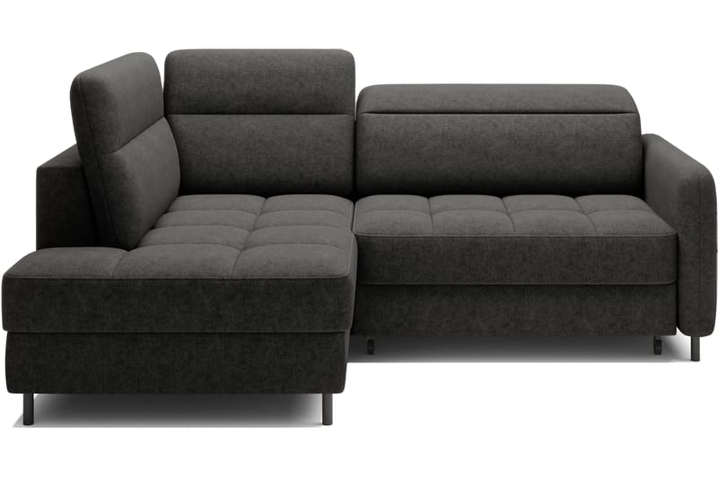 Masuo Bäddsoffa med Schäslong 3-sits, Mörkgrå