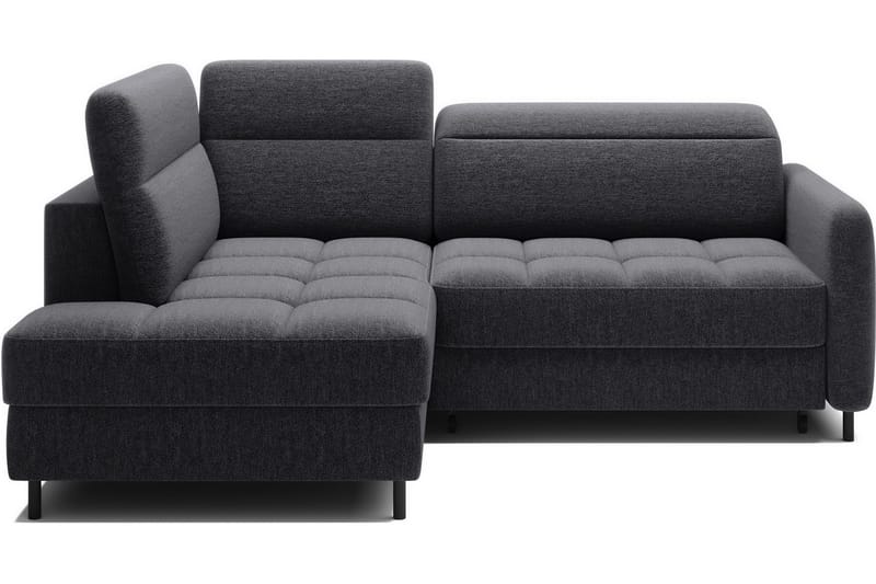 Masuo Bäddsoffa med Schäslong 3-sits, Mörkgrå