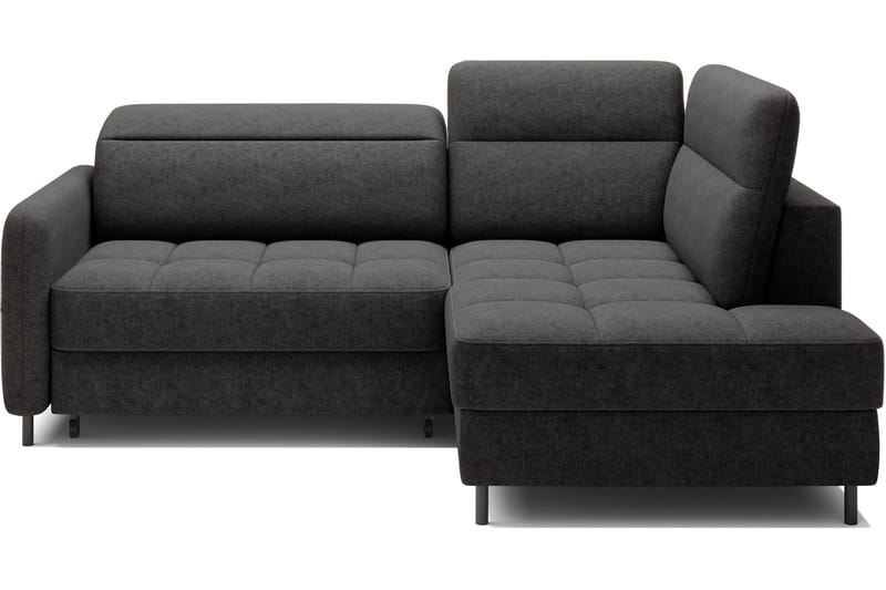 Masuo Bäddsoffa med Schäslong 3-sits, Mörkgrå