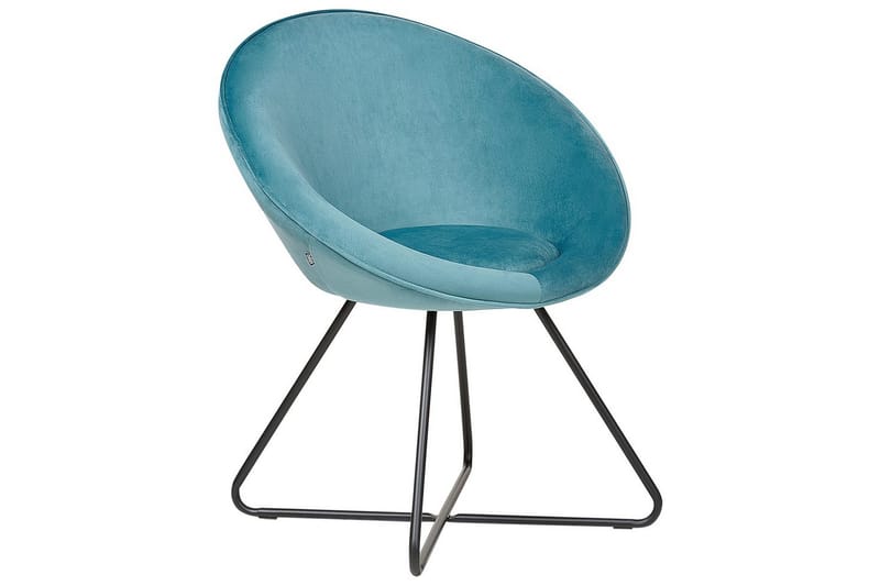 Matstol Floby ll, Blå, Svart