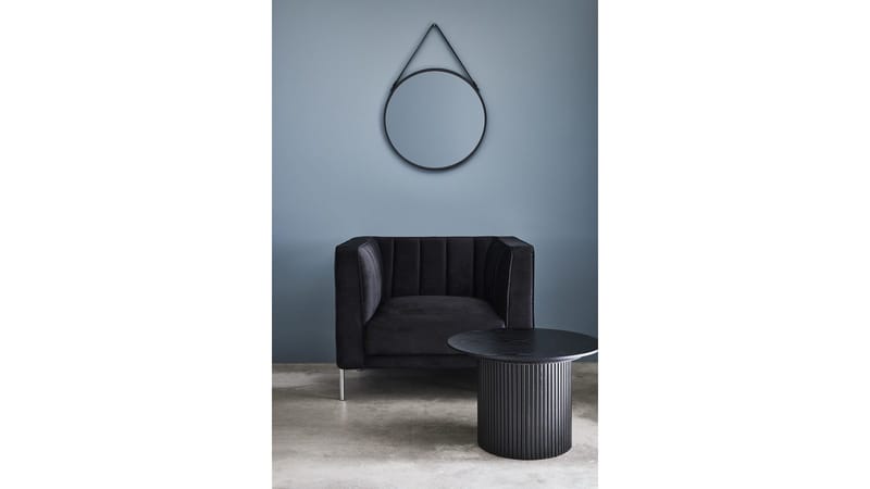 Mehara Fåtölj i sammet - Svart - Möbler - Vardagsrum - Fåtöljer