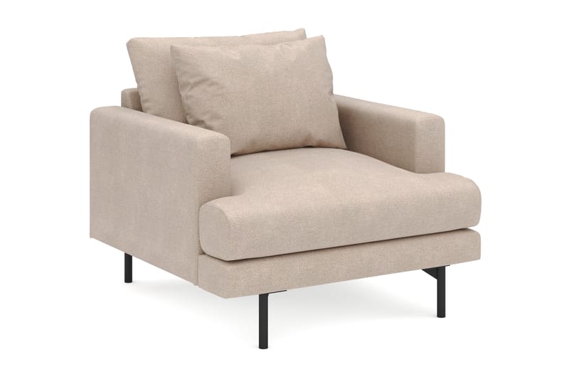 Menard Fåtölj i Tyg - Beige - Möbler - Vardagsrum - Fåtöljer