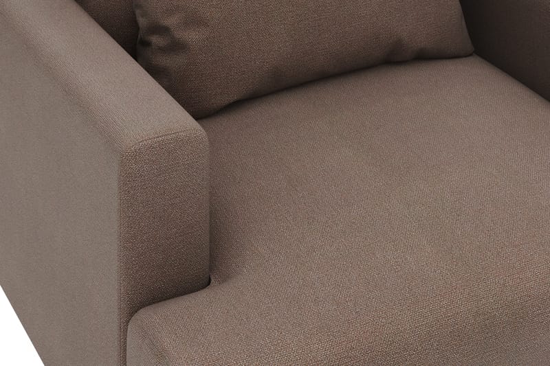 Menard Fåtölj i Tyg - Brun - Möbler - Vardagsrum - Fåtöljer