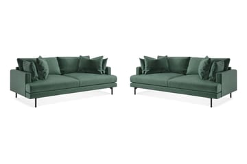 Menard Soffgrupp 3-sits + 3-sits Sammetssoffa