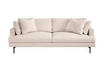 Menard Soffgrupp 4-sits + 4-sits Djup Tygsoffa 225 cm bred - Beige - Möbler - Vardagsrum - Soffgrupper