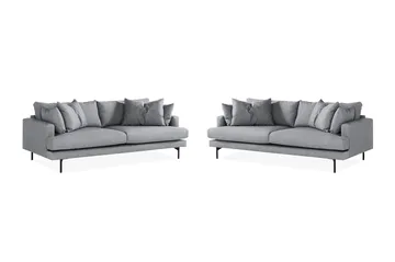 Menard Soffgrupp 4-sits + 4-sits Tygsoffa