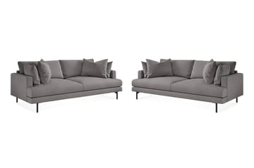 Menard Soffgrupp 4-sits + 4-sits Tygsoffa
